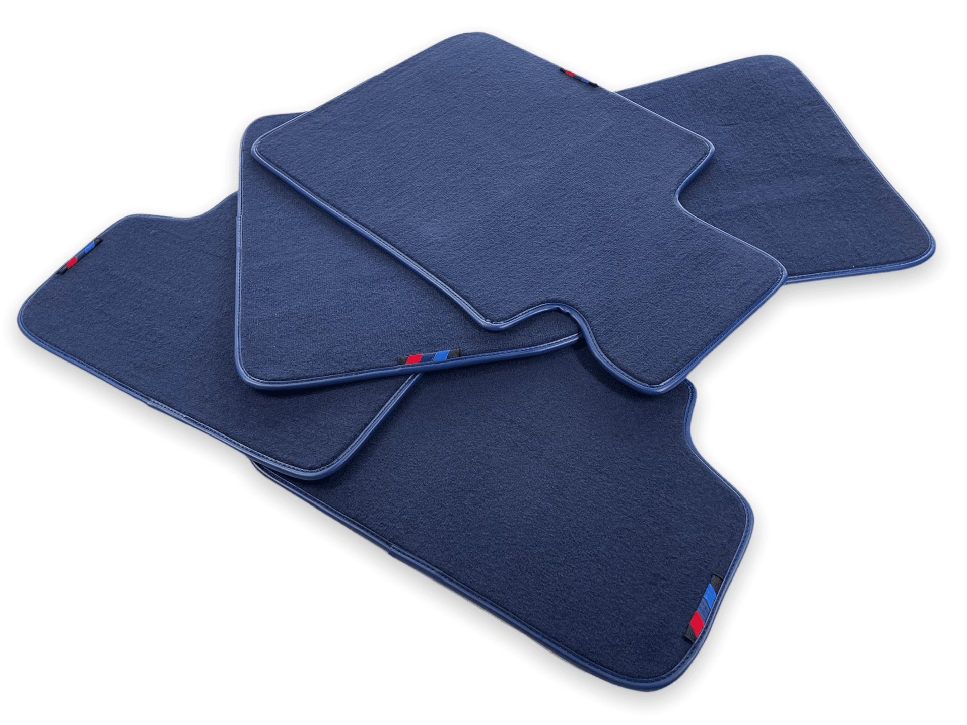 Dark Blue Floor Mats For BMW 3 Series E46 Coupe With M Package - AutoWin