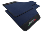 Dark Blue Floor Mats for Lamborghini Diablo 1990-2001 With Alcantara Leather - AutoWin