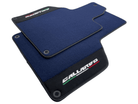 Dark Blue Floor Mats for Lamborghini Gallardo With Alcantara Leather - AutoWin
