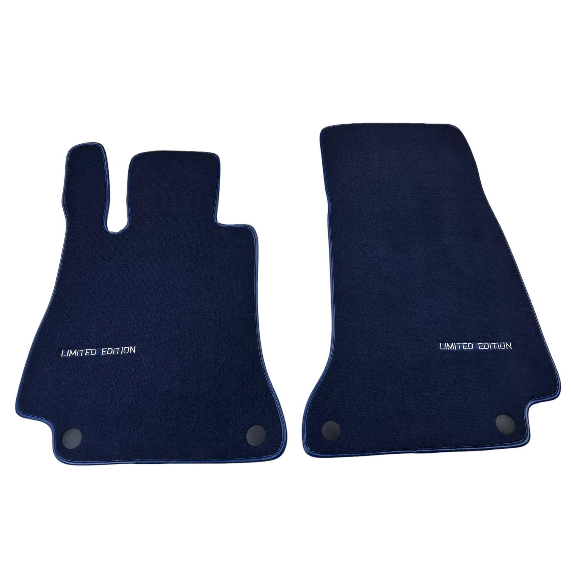 Dark Blue Floor Mats For Mercedes Benz E-Class W211 Sedan 4Matic (2002-2009) | Limited Edition - AutoWin