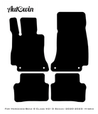 Dark Blue Floor Mats For Mercedes Benz E-Class W213 Sedan (2020-2023) Hybrid | Limited Edition - AutoWin