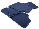 Dark Blue Mats For BMW M3 E46 With M Package - AutoWin