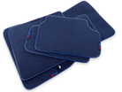 Dark Blue Mats For BMW M6 E63 Coupe With M Package - AutoWin