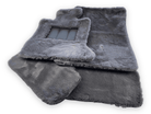 Dark Gray Sheepskin Floor Mats For Rolls Royce Dawn Rr6 2016-2023 Er56 Design Brand - AutoWin