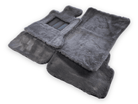 Dark Gray Sheepskin Floor Mats For Rolls Royce Wraith 2013-2023 Er56 Design - AutoWin