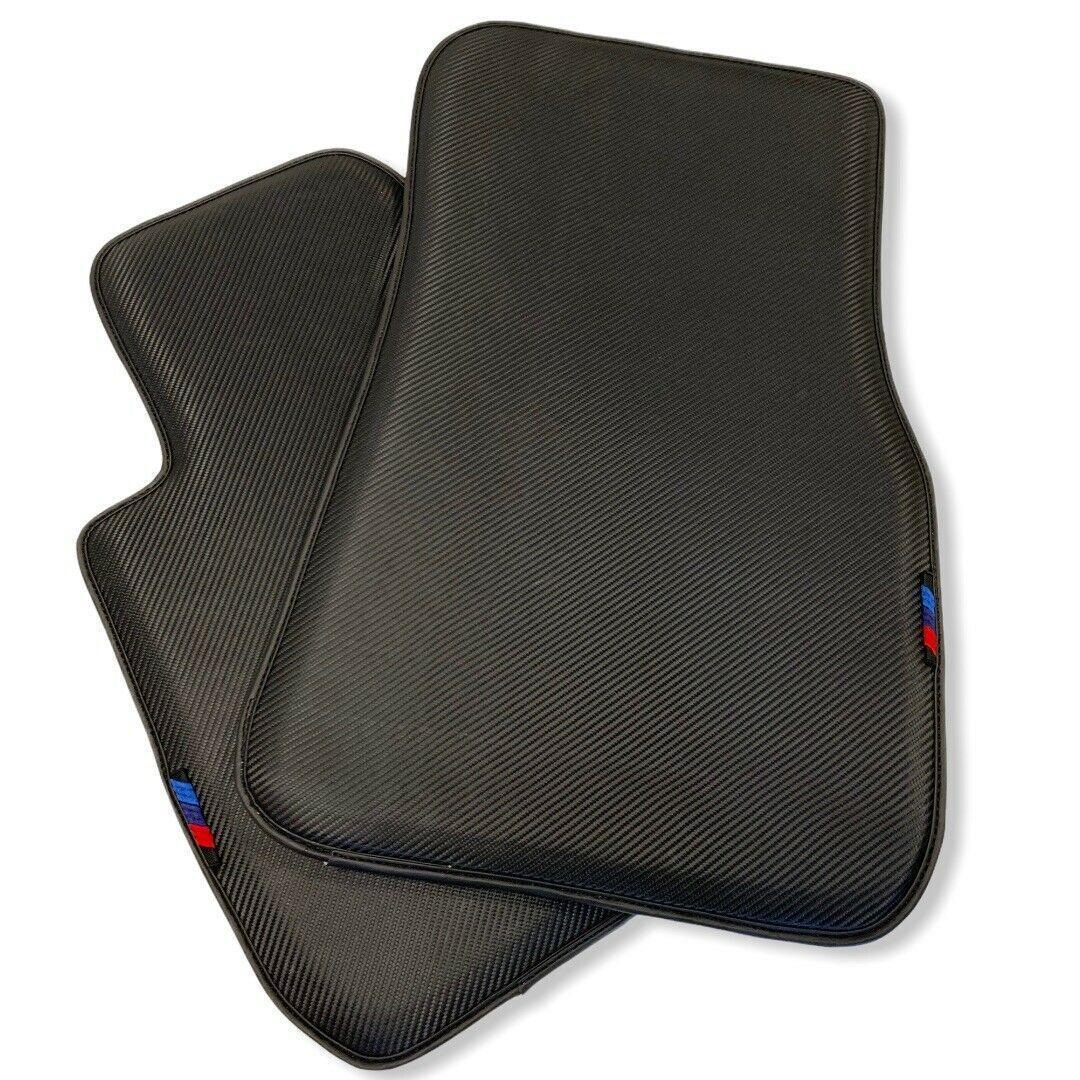 Floor Mats For BMW 5 Series G31 Wagon Autowin Brand Carbon Fiber Leather - AutoWin