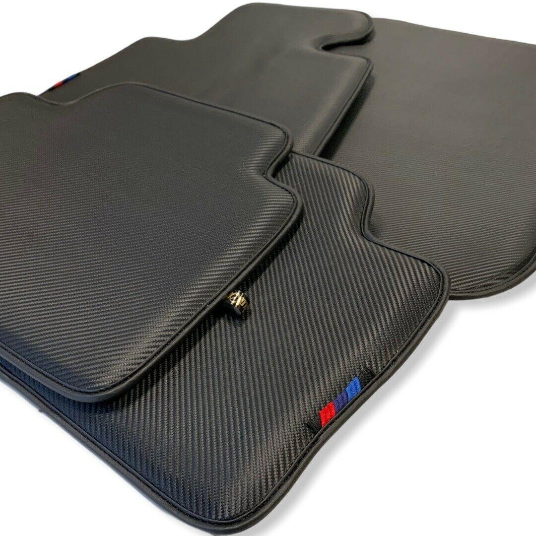 Floor Mats For BMW M5 E60 Autowin Brand Carbon Fiber Leather - AutoWin