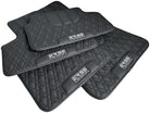 Floor Mats For BMW M6 E24 Black Leather Er56 Design - AutoWin