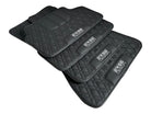 Floor Mats For BMW X6 Series E71 Black Leather Er56 Design - AutoWin