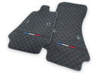 Floor Mats For Bugatti Chiron Alcantara Leather Limited Edition - AutoWin