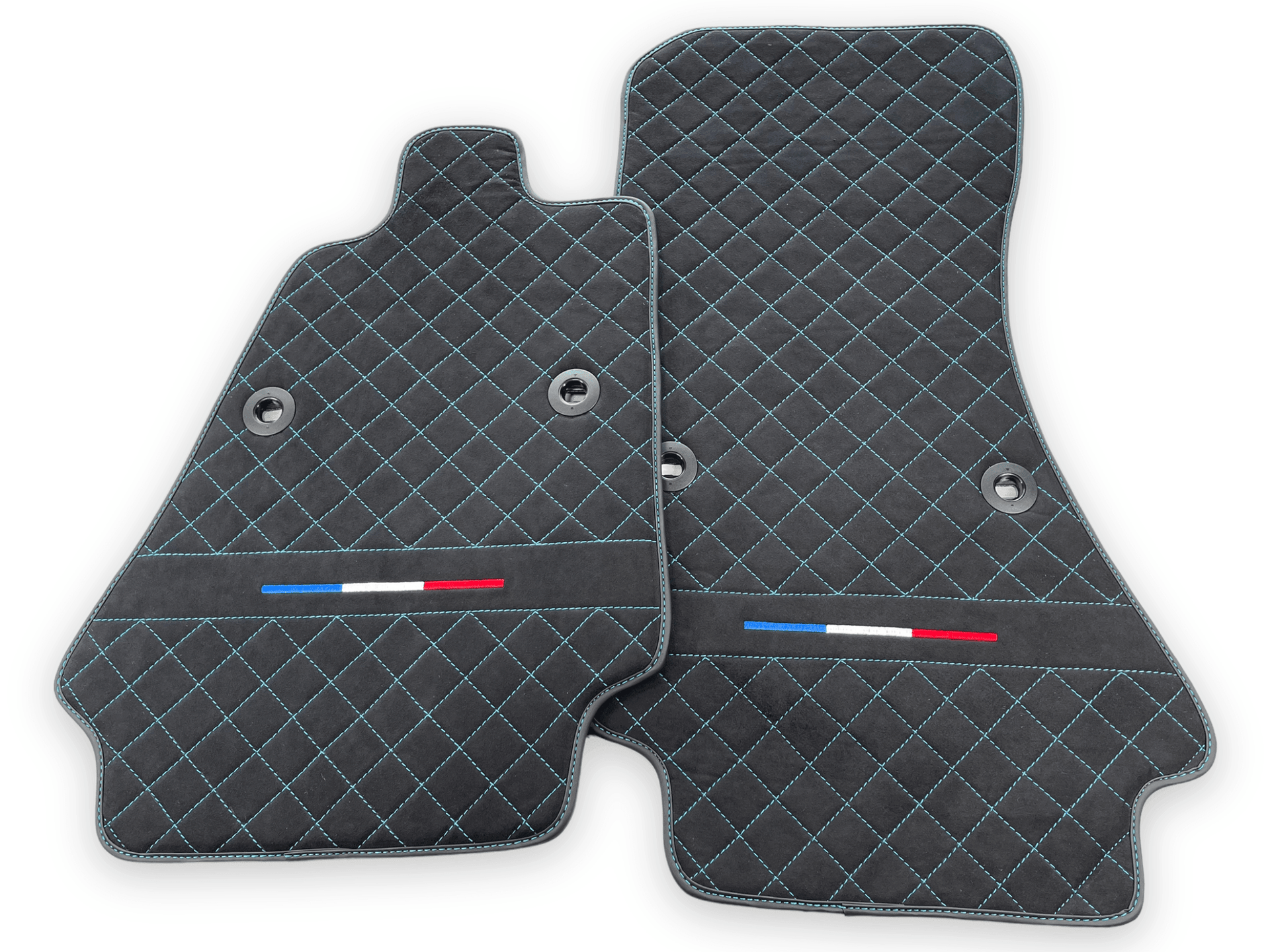 Floor Mats For Bugatti Chiron Alcantara Leather Limited Edition - AutoWin