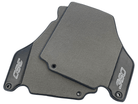 Floor Mats For Ferrari 360 Modena 1999-2005 Gray With Carbon Fiber Leather - AutoWin