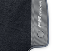 Floor Mats For Ferrari F8 Spider 2019-2022 With Carbon Fiber Leather - AutoWin