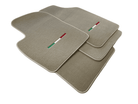 Italian Edition Beige Floor Mats for Fiat 500X (2018-2024) Convertible - AutoWin
