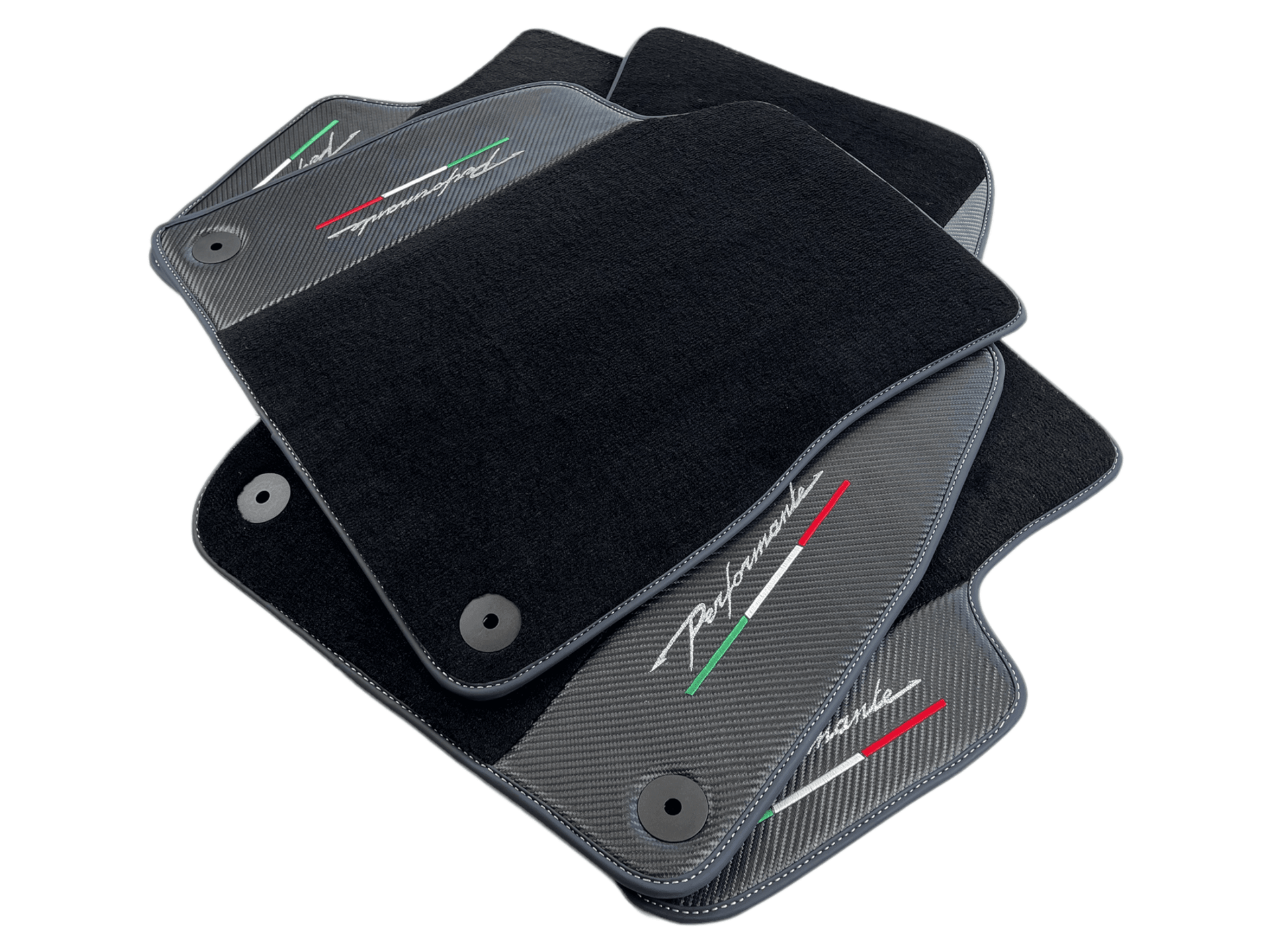 Floor Mats For Lamborghini Urus Performante With Carbon Leather - AutoWin