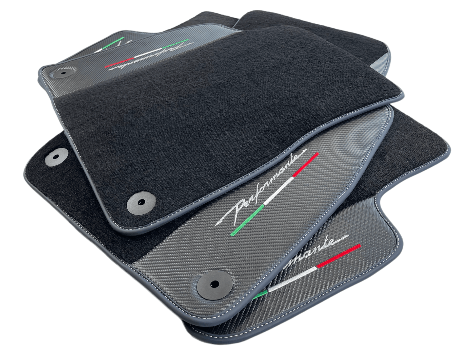 Floor Mats For Lamborghini Urus Performante With Carbon Leather - AutoWin