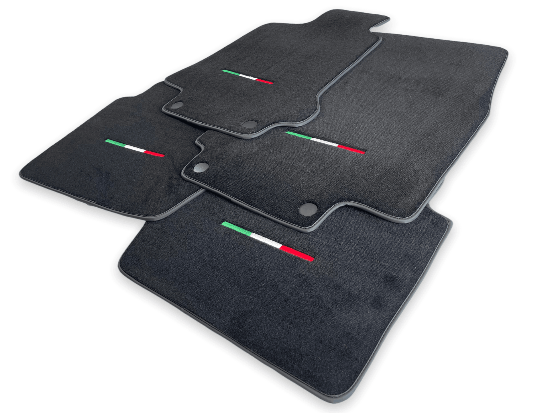 Floor Mats For Maserati GranTurismo Sportline (2009-2019) Black IT Edition - AutoWin