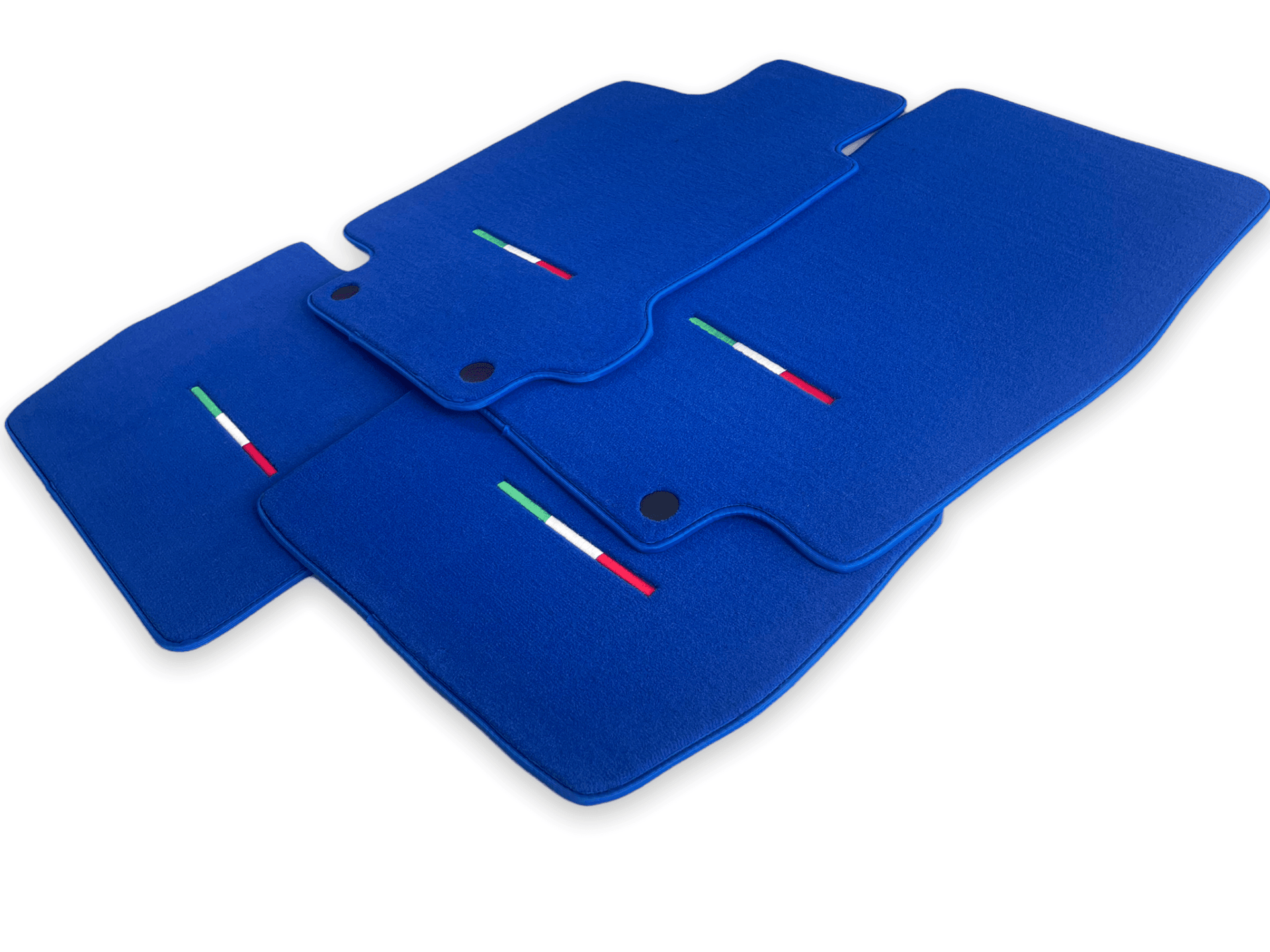 Floor Mats For Maserati GranTurismo (2007-2019) Blue IT Edition - AutoWin