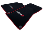 Floor Mats For McLaren 720S Black Tailored With Red Trim - AutoWin