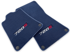 Floor Mats For McLaren 720S Dark Blue Tailored Carpets Set AutoWin - AutoWin