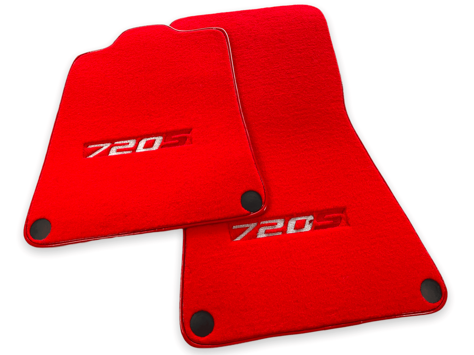 Floor Mats For McLaren 720S Red Tailored Carpets Set AutoWin - AutoWin