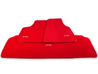 Floor Mats For Tesla Model 3 Red Tailored Carpets ER56 Design - AutoWin