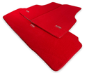 Floor Mats For Tesla Model Y Red Tailored Carpets ER56 Design - AutoWin