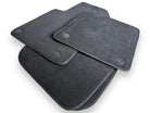 Genuine Alcantara Floor Mats for Ferrari 599 Coupe 2006-2012 Black ER56 Design - AutoWin