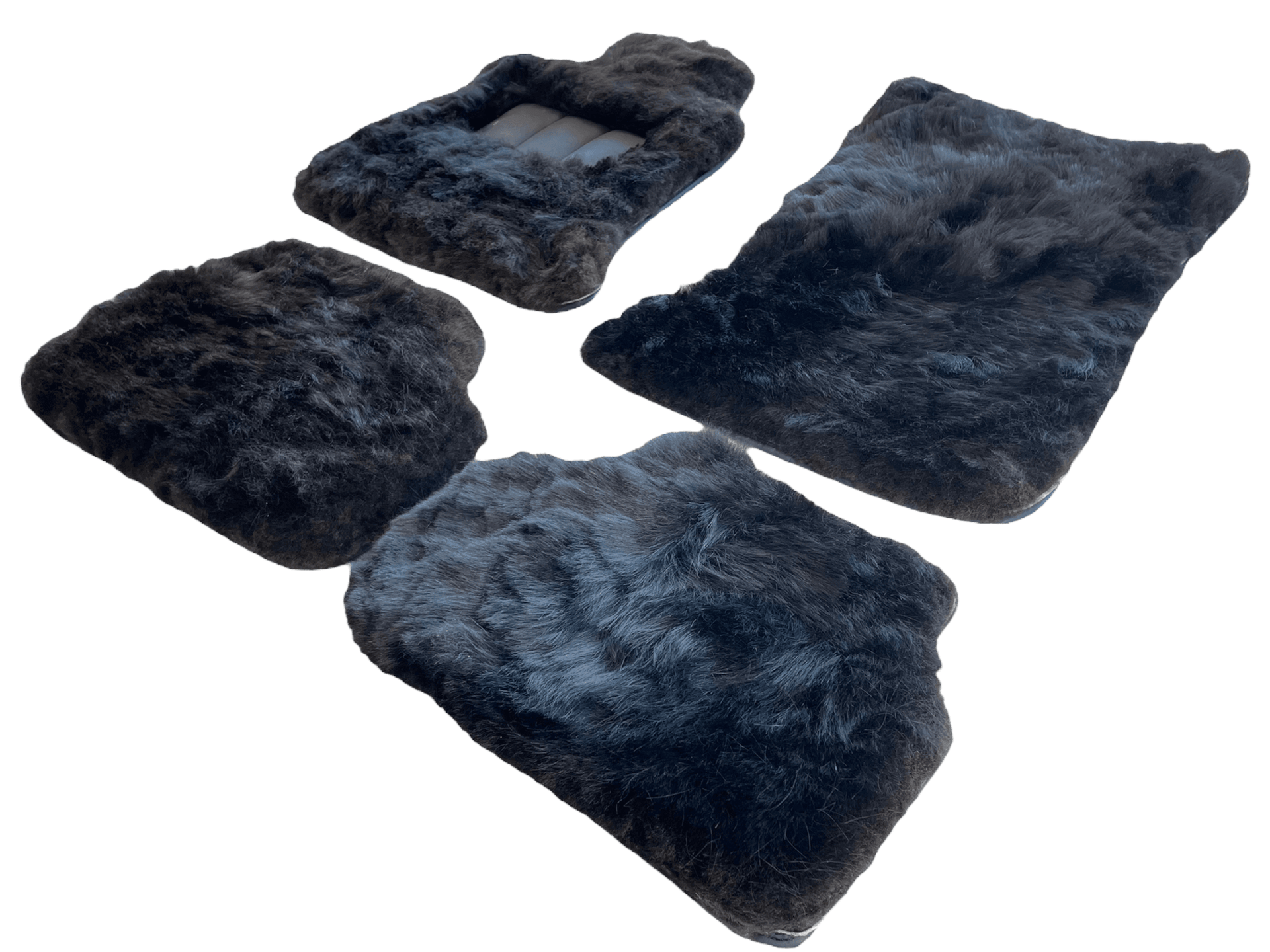 Genuine Sheepskin Floor Mats Rolls Royce Dawn Rr6 2016-2023 Er56 Design Brand - AutoWin