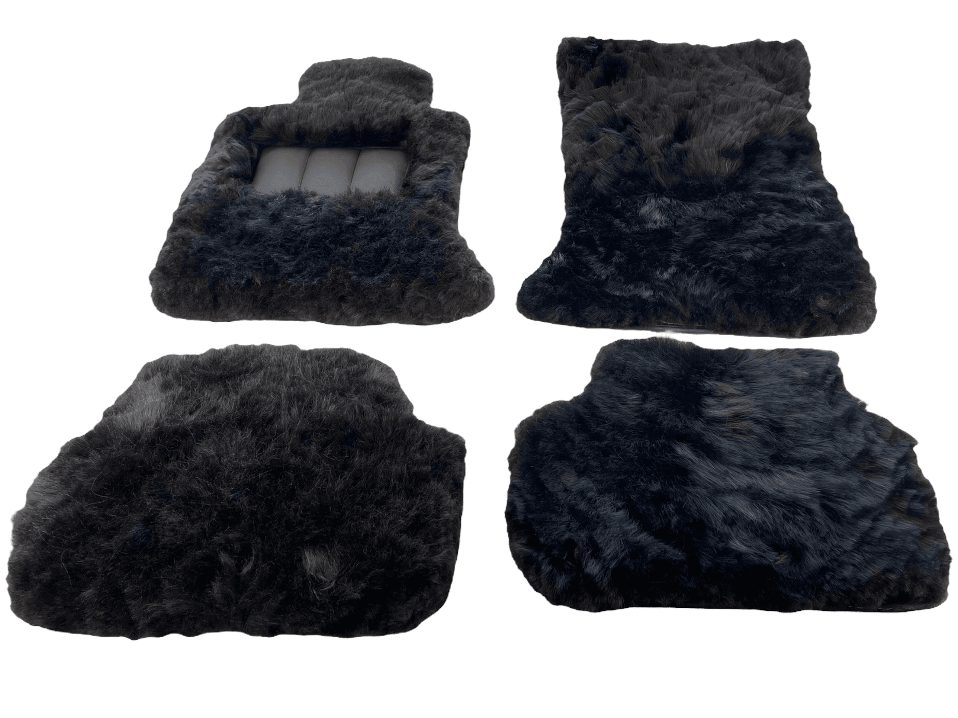 Genuine Sheepskin Floor Mats Rolls Royce Phantom Drophead Coupe 2007–2016 Er56 Design Brand - AutoWin