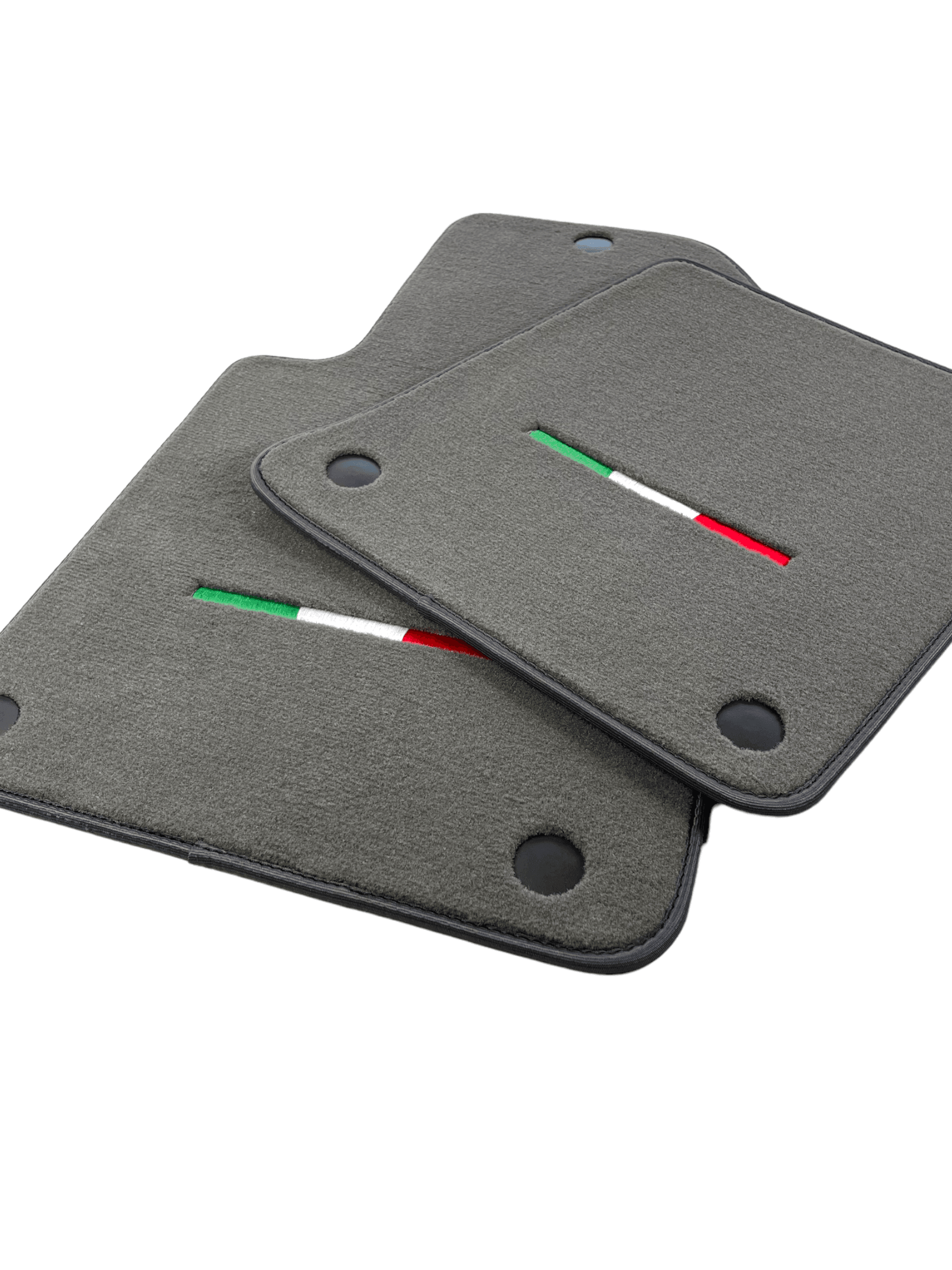 Gray Floor Mats For Ferrari 599 Coupe 2006-2012 Italian Edition - AutoWin