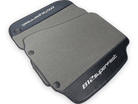 Gray Floor Mats For Ferrari 812 Superfast With Carbon Fiber Leather - AutoWin