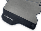 Gray Floor Mats For Ferrari California 2008-2014 With Alcantara - AutoWin