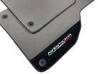 Gray Floor Mats for Lamborghini Aventador With Alcantara Leather - AutoWin