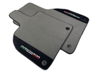 Gray Floor Mats for Lamborghini Aventador With Alcantara Leather - AutoWin