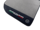 Gray Floor Mats for Lamborghini Aventador With Alcantara Leather - AutoWin