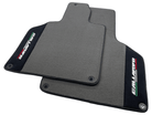 Gray Floor Mats for Lamborghini Gallardo With Alcantara Leather - AutoWin