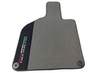 Gray Floor Mats for Lamborghini Huracan With Alcantara Leather - AutoWin