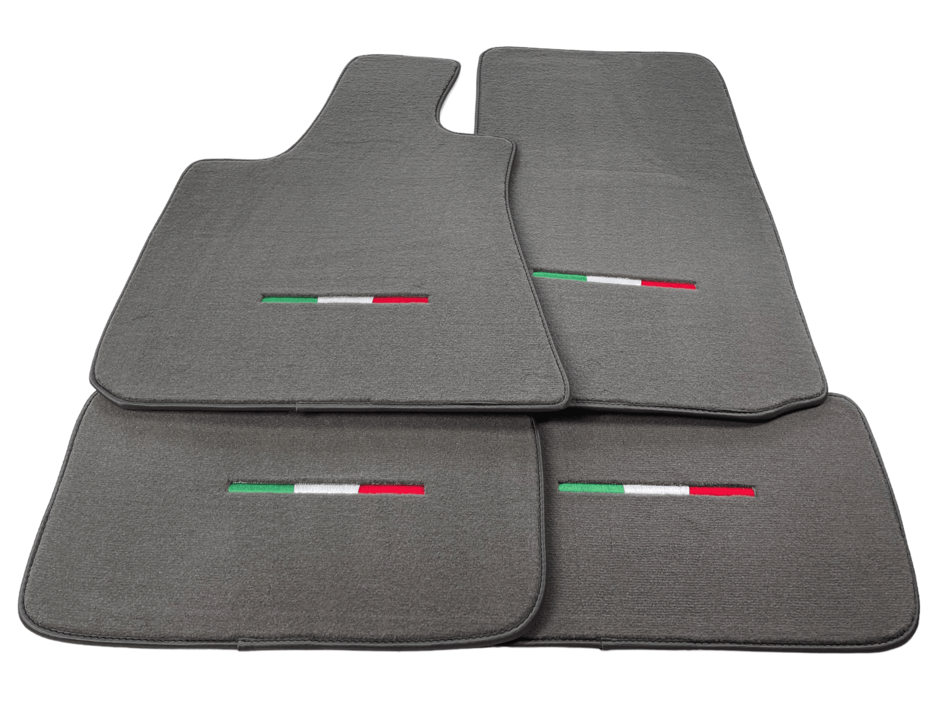 Gray Floor Mats For Maserati Ghibli 2013-2022 Italy Edition - AutoWin