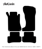 Gray Floor Mats For Mercedes Benz C-Class S203 Estate 4Matic (2001-2007) | Limited Edition - AutoWin