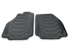 Leather Floor Mats For Ferrari 458 Italia 2009-2015 Black With Yellow Sewing - AutoWin