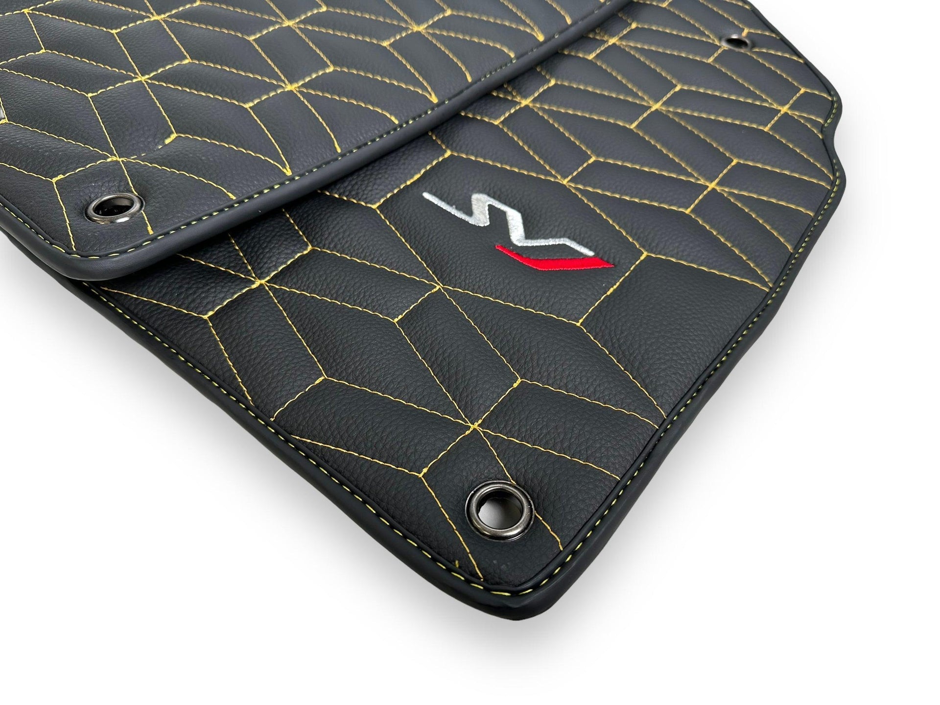 Leather Floor Mats for Lamborghini Aventador SVJ Limited Edition - AutoWin