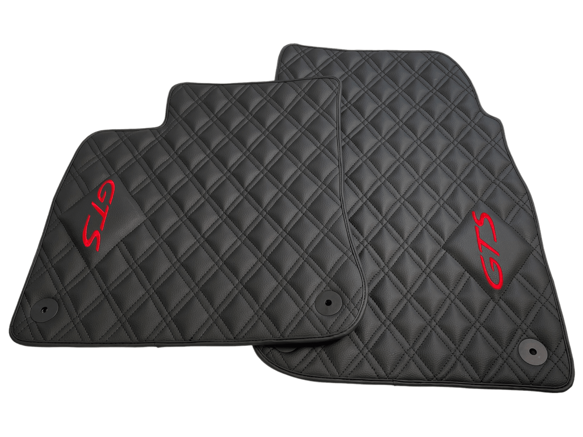 Leather Floor Mats for Porsche Cayenne GTS 2018-2023 - AutoWin