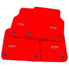 Red Floor Mats for Audi A4 - B8 Sedan (2008-2015) | ER56 Design - AutoWin