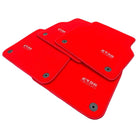 Red Floor Mats for Audi A4 - B9 Avant (2018-2019) | ER56 Design - AutoWin