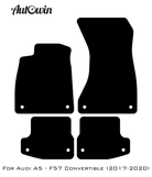 Red Floor Mats for Audi A5 - F57 Convertible (2017-2020) | ER56 Design - AutoWin