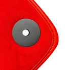Red Floor Mats For Bentley Flying Spur (2013-2019) with Alcantara Leather - AutoWin