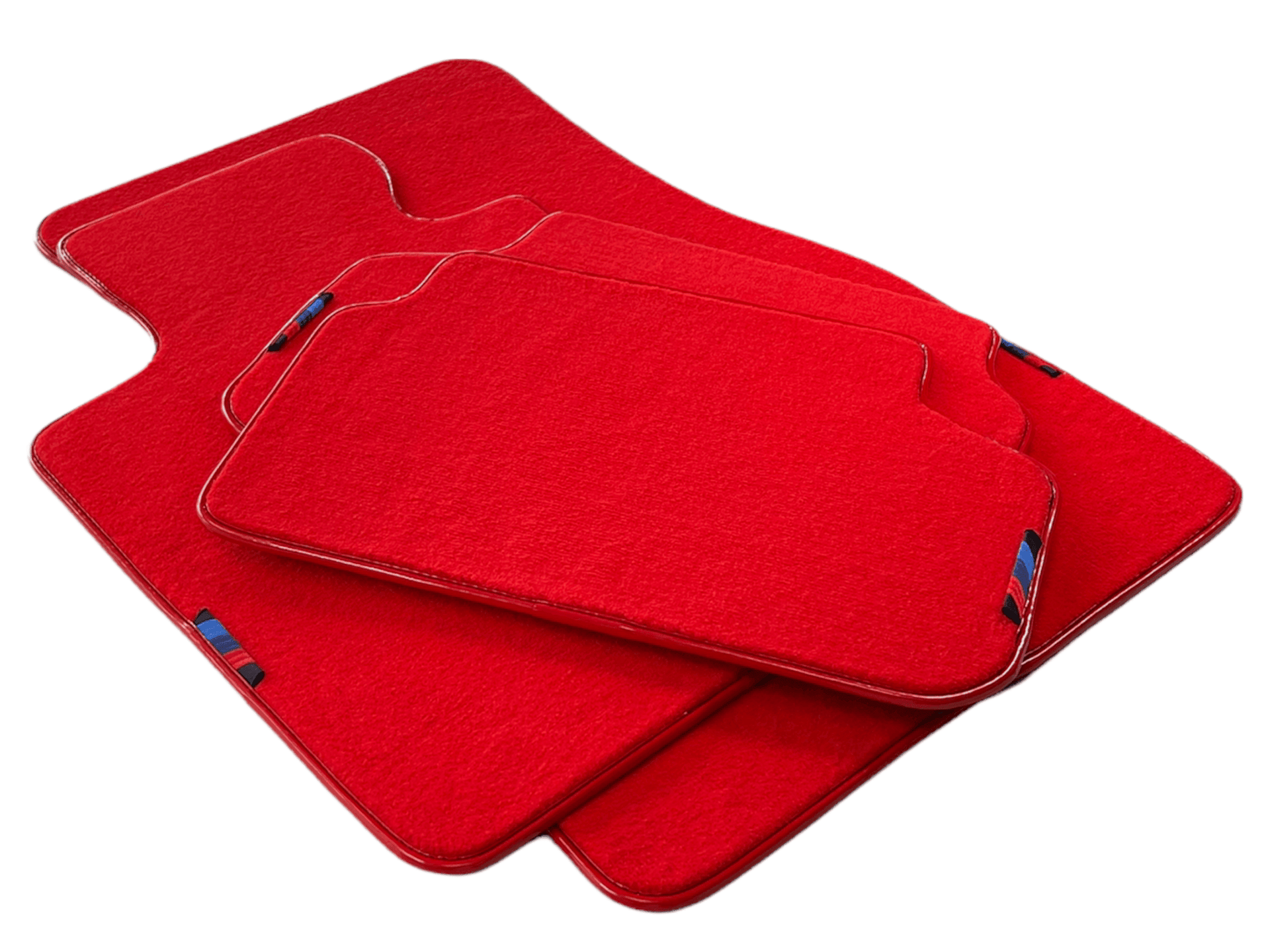 Red Floor Mats For BMW 1 Series E82 With M Package AutoWin Brand - AutoWin