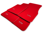 Red Floor Mats For BMW 7 Series G12 - ER56 Design Brand - AutoWin