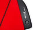 Red Floor Mats For Ferrari 488 Spider 2015-2022 Carbon Fiber - AutoWin